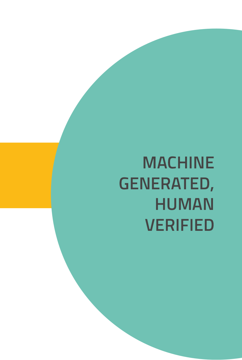 machine generated human verified